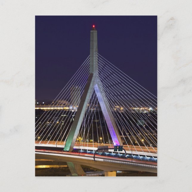 Carte Postale USA, Massachusetts, Boston. Leonard Zakim (Devant)