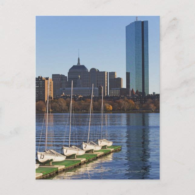 Carte Postale USA, Massachusetts, Boston skyline 4 (Devant)