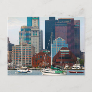 Carte Postale USA, Massachusetts. Skyline Waterfront de Boston