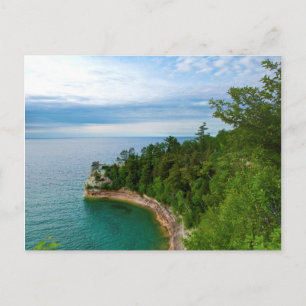 Carte Postale USA, Michigan. Formation 3 de rock de Miner's Cast