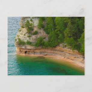 Carte Postale USA, Michigan. Formation de Miner's Castle Rock
