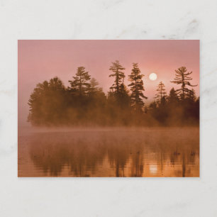 Carte Postale USA, New York, Adirondack Park. Lever du soleil su
