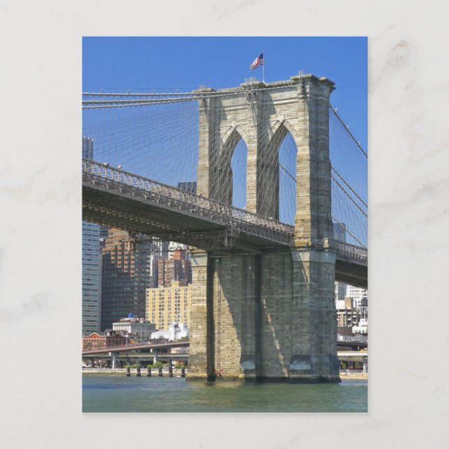 Carte Postale USA, New York, New York. Pont Brooklyn (Devant)