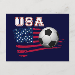 Carte Postale USA Soccer