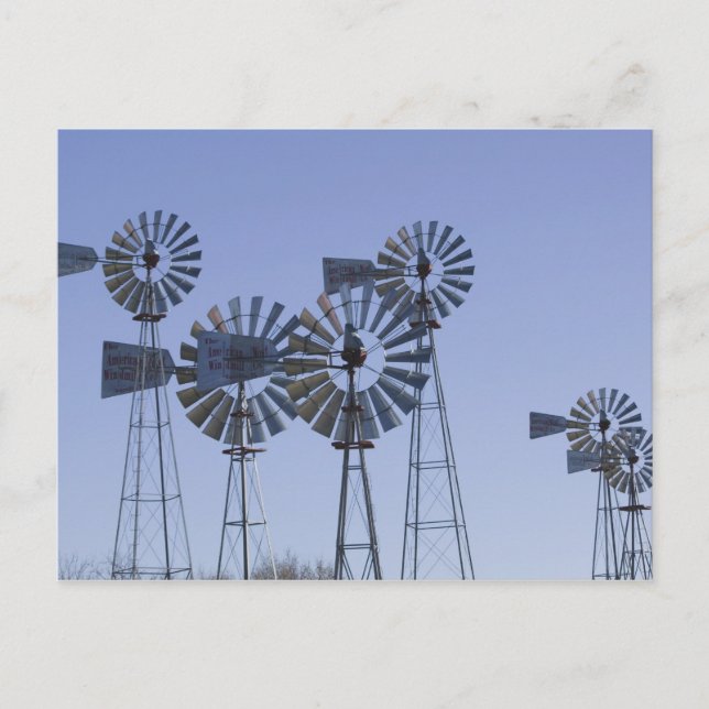 Carte Postale USA, TEXAS, Lubbock : American Wind Power Center (Devant)