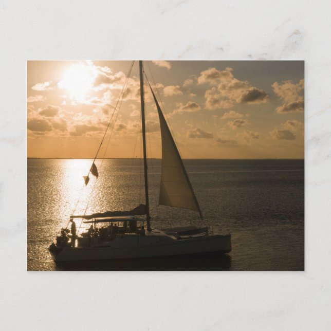 Carte Postale USA, Texas, South Padre Island. Voilier (Devant)