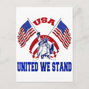 CARTE POSTALE USA UNITED NOUS SOMMES