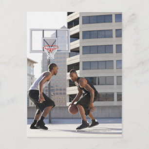 Carte Postale USA, Utah, Salt Lake City, deux jeunes hommes qui 