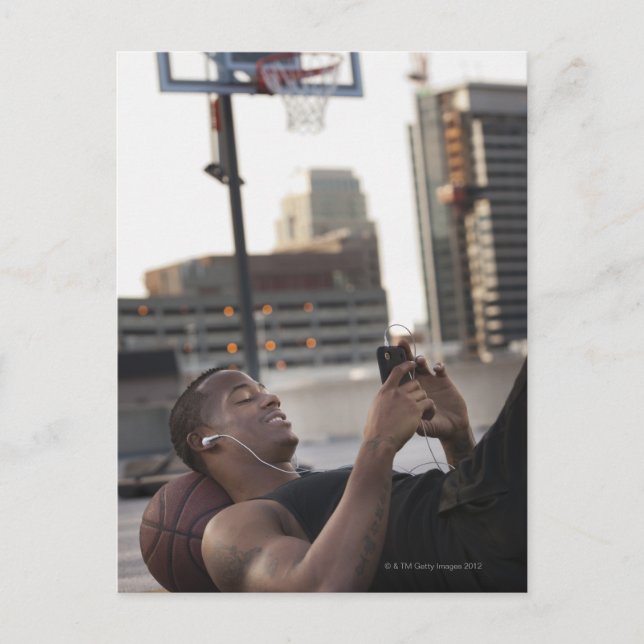 Carte Postale USA, Utah, Salt Lake City, Jeune homme allongé (Devant)