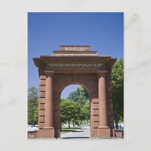 Carte Postale USA, VA, Arlington. Porte McClellan à Arlington (Devant)