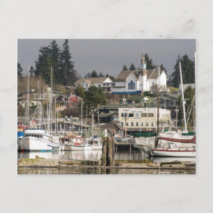 Carte Postale USA, Wa, Kitsap Peninsula. Scenic town.