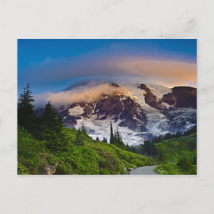 Carte Postale USA, Washington, Mt. Rainier. Soleil du matin