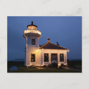 Carte Postale USA, Washington, Mukilteo. Phare de Mukilteo