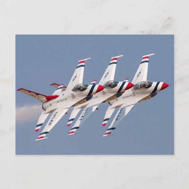 Carte postale USAF Thunderbirds F-16 (Devant)