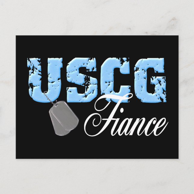 Carte Postale uscg99fiance2blk (Devant)