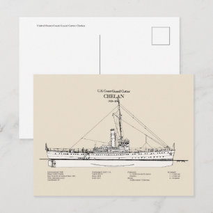 Carte Postale USCGC Chelan - SBD