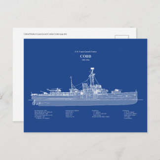 Carte Postale USCGC Cobb wpg-181 - ABD