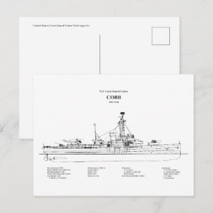 Carte Postale USCGC Cobb wpg-181 - BD
