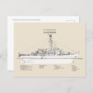 Carte Postale USCGC Eastwind wagb-279 - SBD