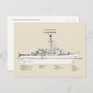 Carte Postale USCGC Eastwind wagb-279 - SBD