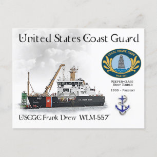 Carte Postale USCGC Frank Drew WLM-557 Buoy Tender