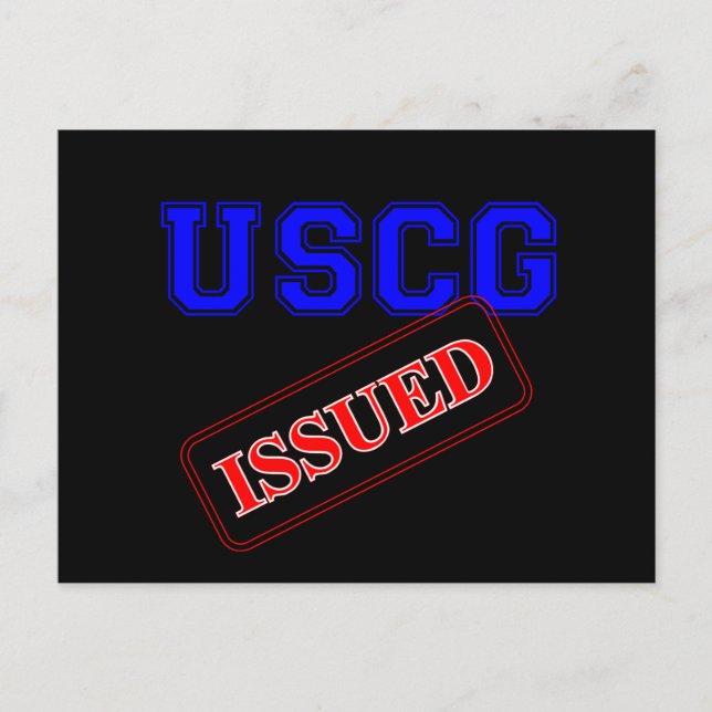 Carte Postale uscgissuedblk (Devant)