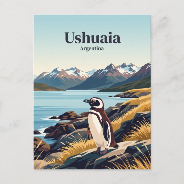 Carte Postale Ushuaia Argentine (Devant)