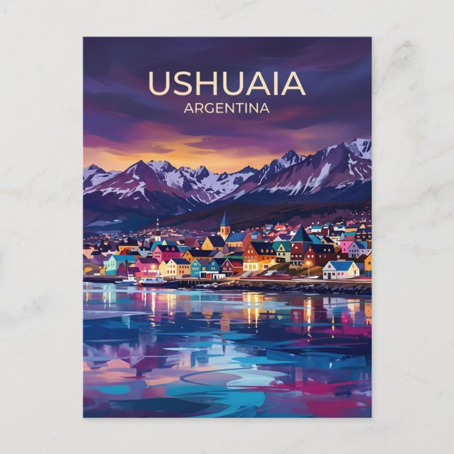 Carte Postale Ushuaia Argentine (Devant)
