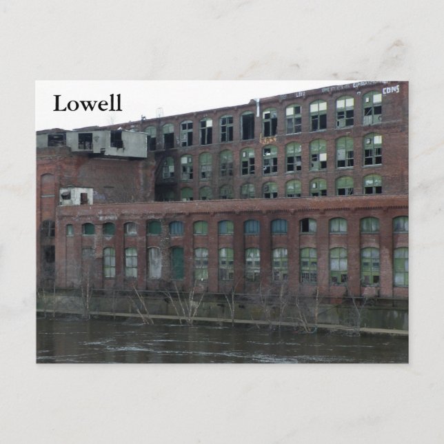 Carte Postale Usine abandonnée (Devant)