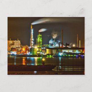 Carte Postale Usine couleur bonbon