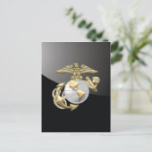 Carte Postale USMC Eagle, Globe & Ancre (EGA) [3D] (Debout devant)