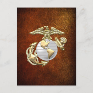 Carte Postale USMC Eagle, Globe & Ancre (EGA) [3D]
