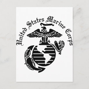 Carte Postale USMC United States Marine Corps