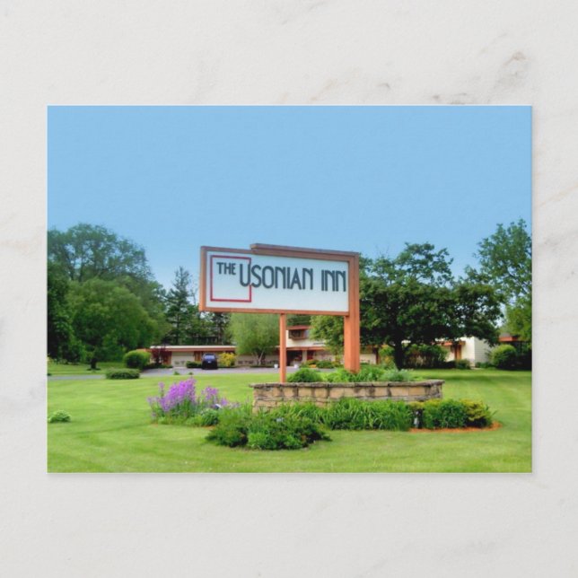 Carte postale Usonian Inn (Devant)