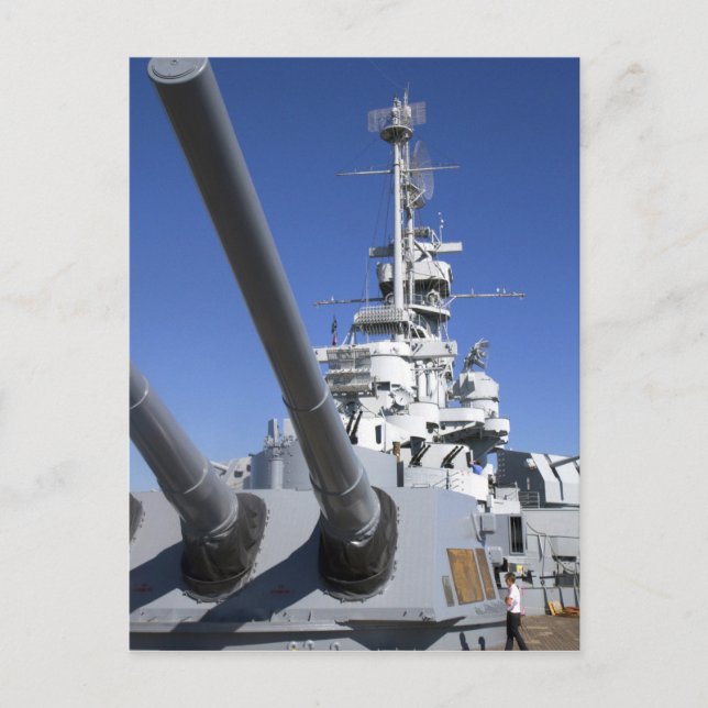 Carte Postale USS Alabama Battleship au Battleship Memorial (Devant)