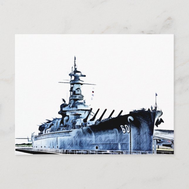 Carte Postale USS Alabama Battleship Memorial Park (Devant)