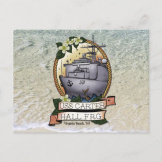 Carte postale USS Carter Hall FRG