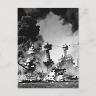 Carte Postale USS West Virginia à Pearl Harbour