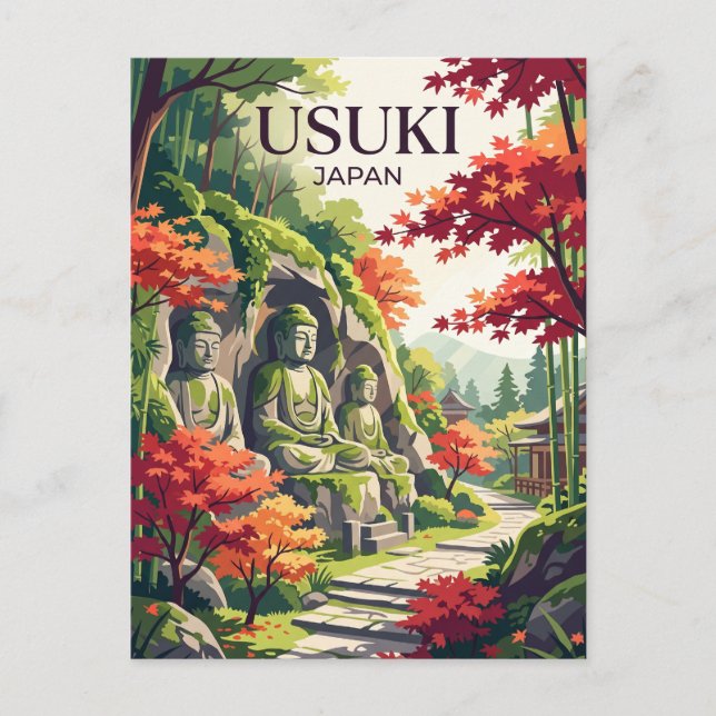 Carte Postale Usuki Japon (Devant)