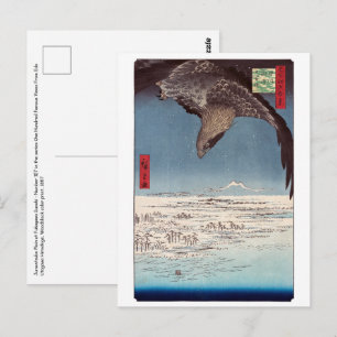Carte Postale Utagawa Hiroshige - Fukagawa Susaki et Jumantsubo