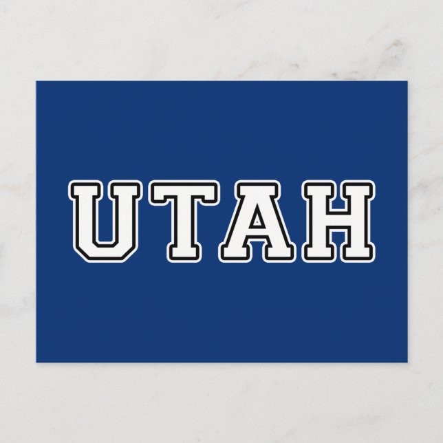 Carte Postale Utah (Devant)