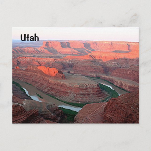 Carte Postale Utah : Dead Horse Point State Park 3, lever du sol (Devant)