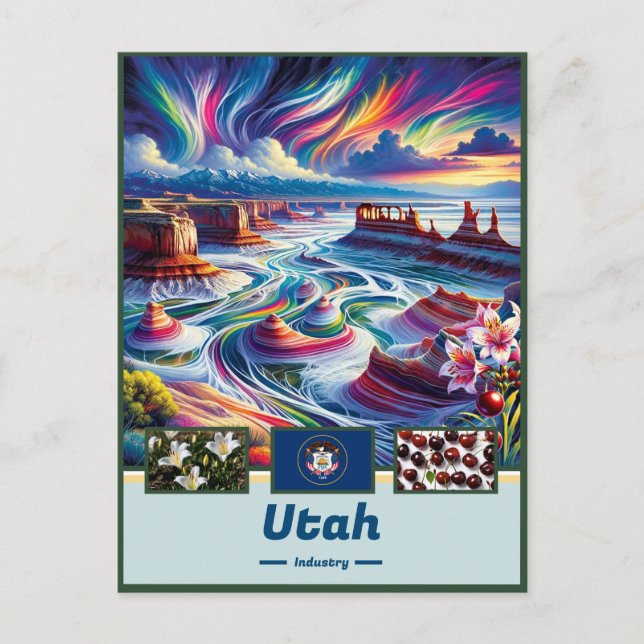 Carte Postale Utah Natural Wonder : Pittoresque (Devant)
