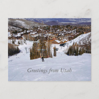 Carte Postale Utah Skiing