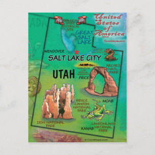 Carte Postale Utah USA
