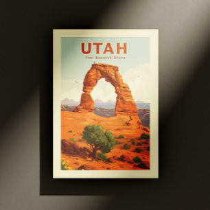 Carte Postale Utah vintage