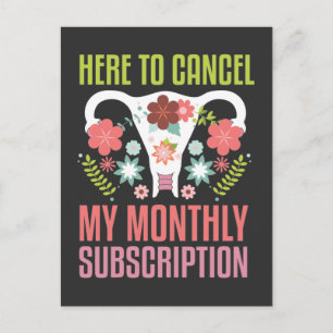 Carte Postale Uterus Removal Chirurgie support Hysterectomie