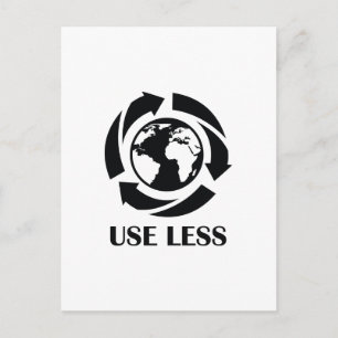 Carte Postale Utiliser moins
