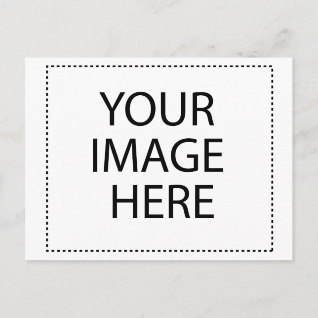 Carte Postale Utiliser votre image ou logo (Devant)