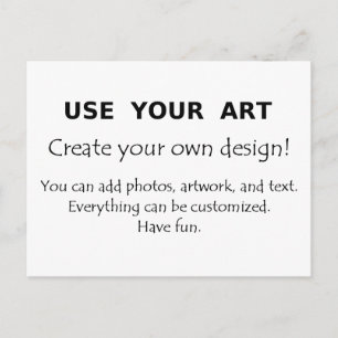 Carte Postale Utilisez votre Art pour créer vos propres designs
